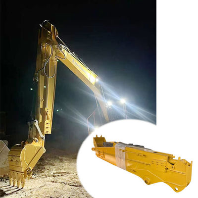 Pelle télescopique de 8000 mm avec godet, longue portée, utilisation Q355B