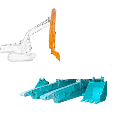 Pelle télescopique de 8000 mm avec godet, longue portée, utilisation Q355B