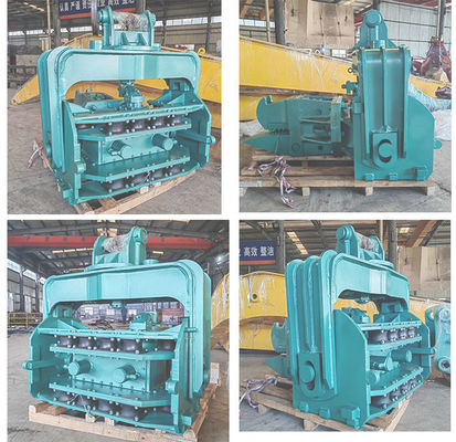 Vibrofonceuse Hitachi pour excavatrice, alimentée par un moteur Parker et des roulements SKF VA405