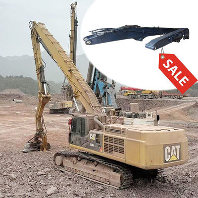 Excavatrice Cat 395 avec pieu de battage et marteau de battage Q690D