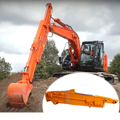 Pelle télescopique de 8000 mm avec godet, longue portée, utilisation Q355B