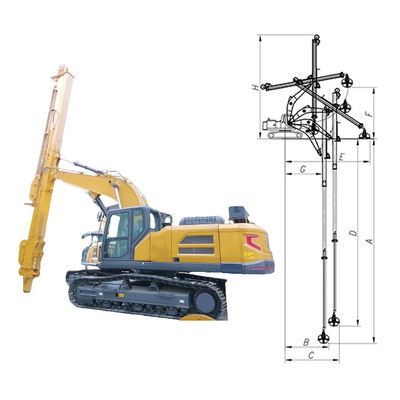 Bras télescopique de pelle excavatrice Top 1 BS900E, balancier télescopique pour excavatrice