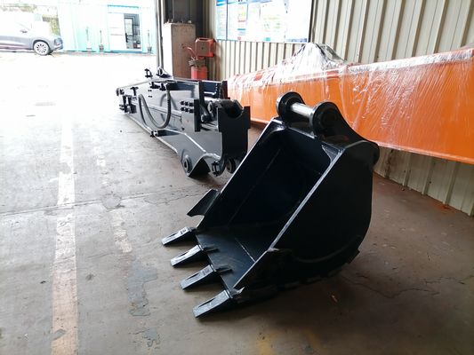 ZH OEM personnalisé Q355B 8M 10M 11M 12M Excavateur Longue portée bras Longue portée Excavateur Boom Excavateur bras coulissant pour le dragage et le nettoyage des rivières