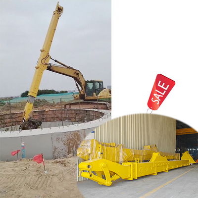 Pelle à flèche télescopique Profondeur de creusement 12m 14m 16m