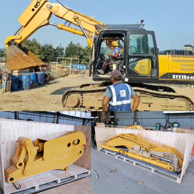 Bras de tunnel pour excavatrice à vendre avec godet / brise-roche