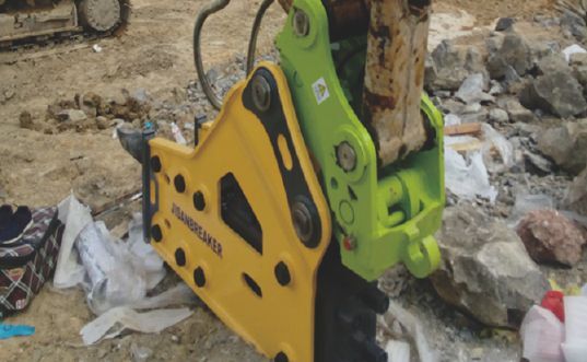 6-8T échange de seau Excavateur hydraulique accrochage rapide accrochage incliné coupleur d'alimentation accrochage rotatif accrochage rapide excavateur