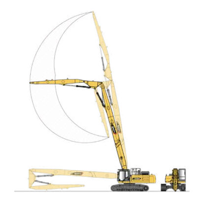 Excavateurs de démolition à longue portée Excavateurs de travaux de démolition