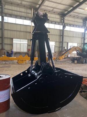 Clamshell Grab Bucket 0.4-1.5 CBM for 30 Ton Excavator Shell Bucket for Dredging Sand Mud and Bulk Handling